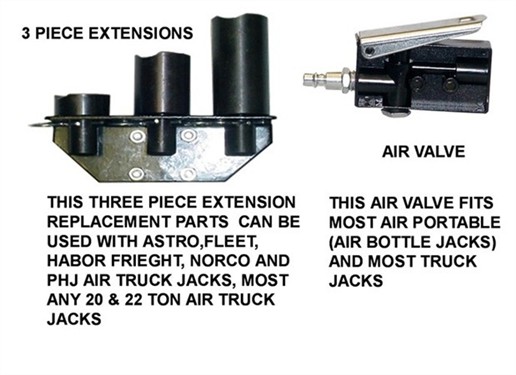 AIR TRUCK  JACK REPLACEMENT  PARTS